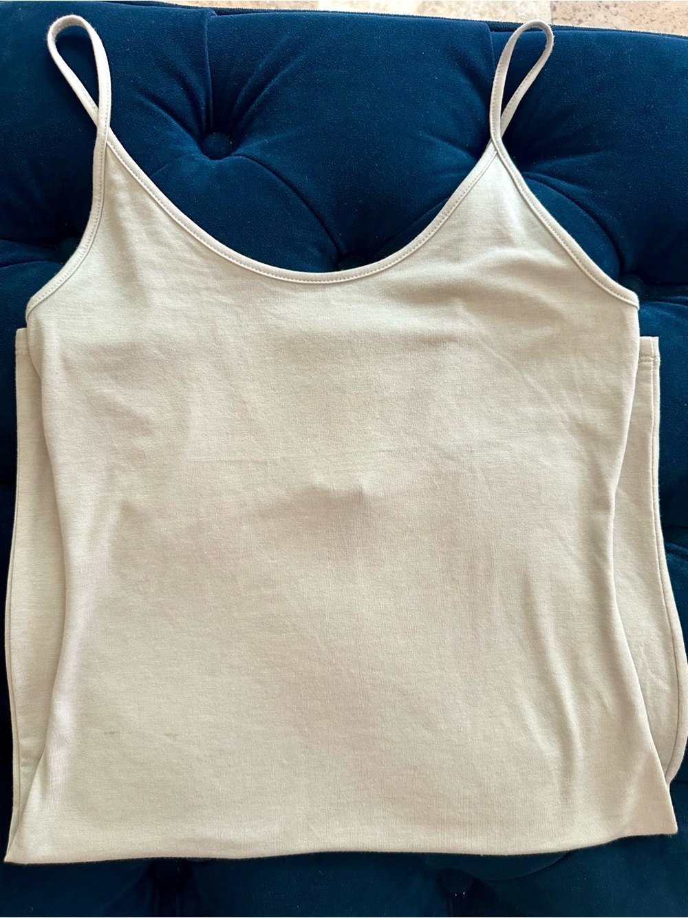 Forever 21 Women's Cream Spaghetti Strap Tank Top